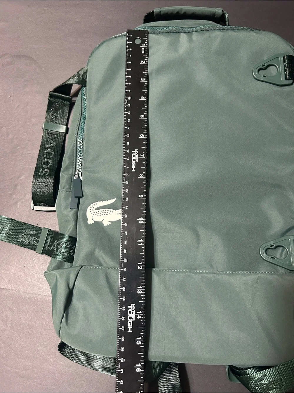 LACOSTE 2in1 100% RECYCLED BACKPACK GREEN